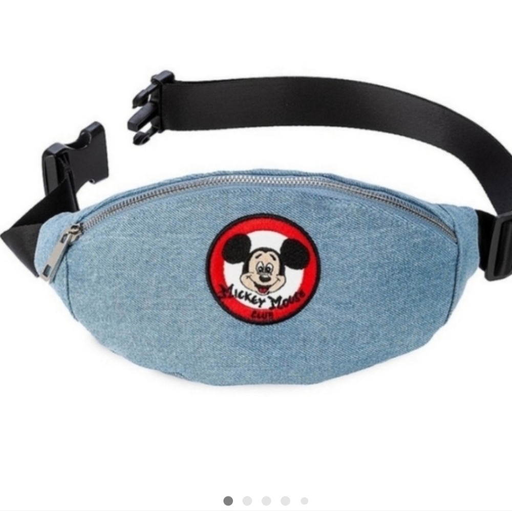 Disney Mickey Mouse Denim Fanny Pack